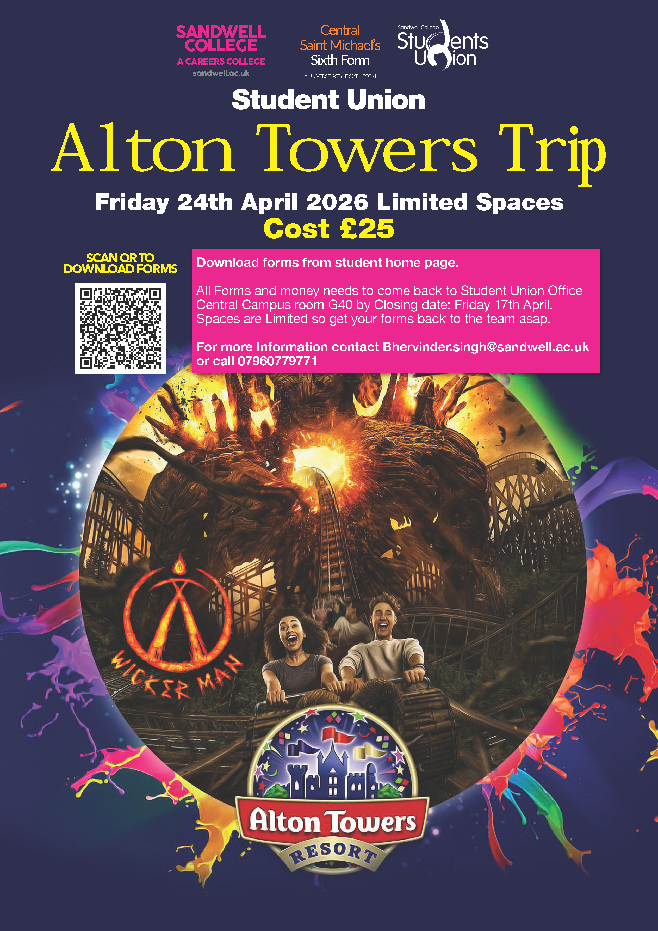 Alton Towers Trip April 2026